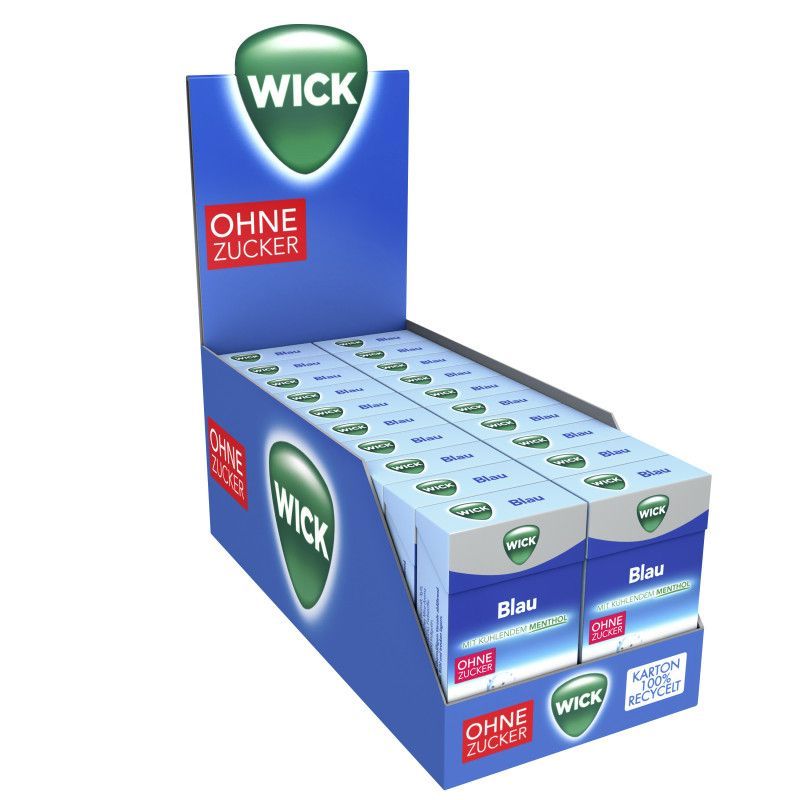 Blue Wick Sugar-free Box 20x46g