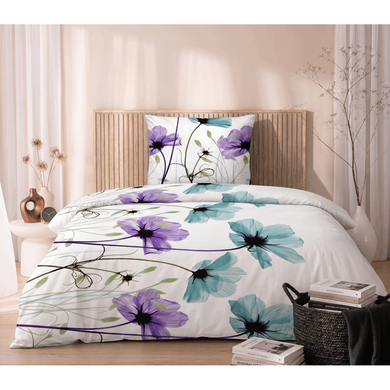 Image of Sleep - - Brand Microfiber Seersucker Bedding Set 0260982 Purple Blume