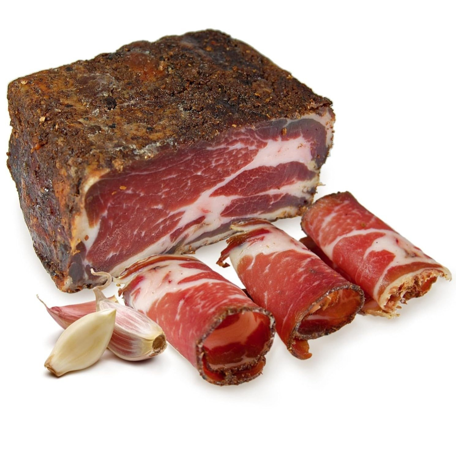 Garlic From Upper Bavaria - 400 G - Garlic Speck - Smoked Over Beechwood & Air-dried