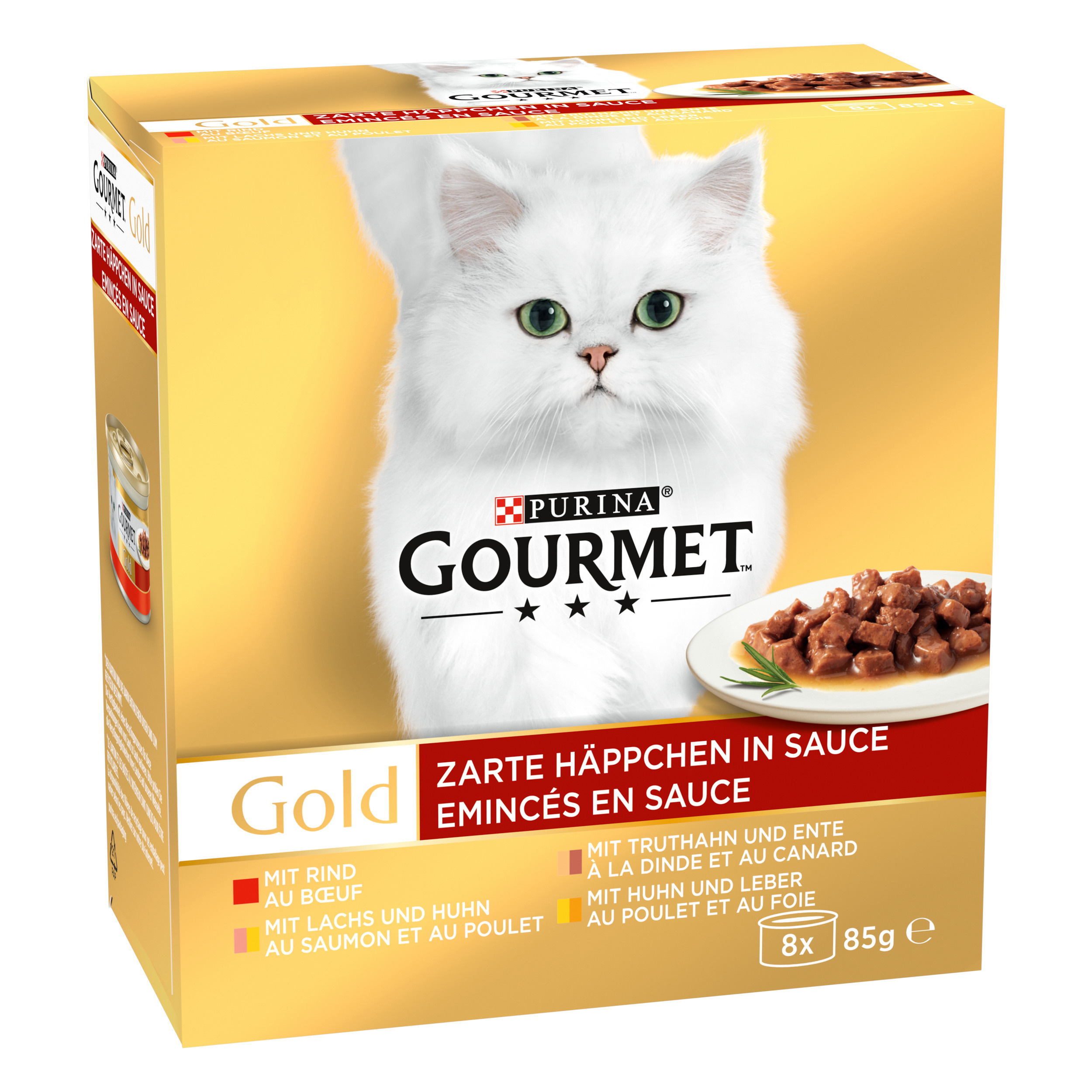 Purina Gourmet Gold Delicate In Sauce Wet Cat Food, Mix