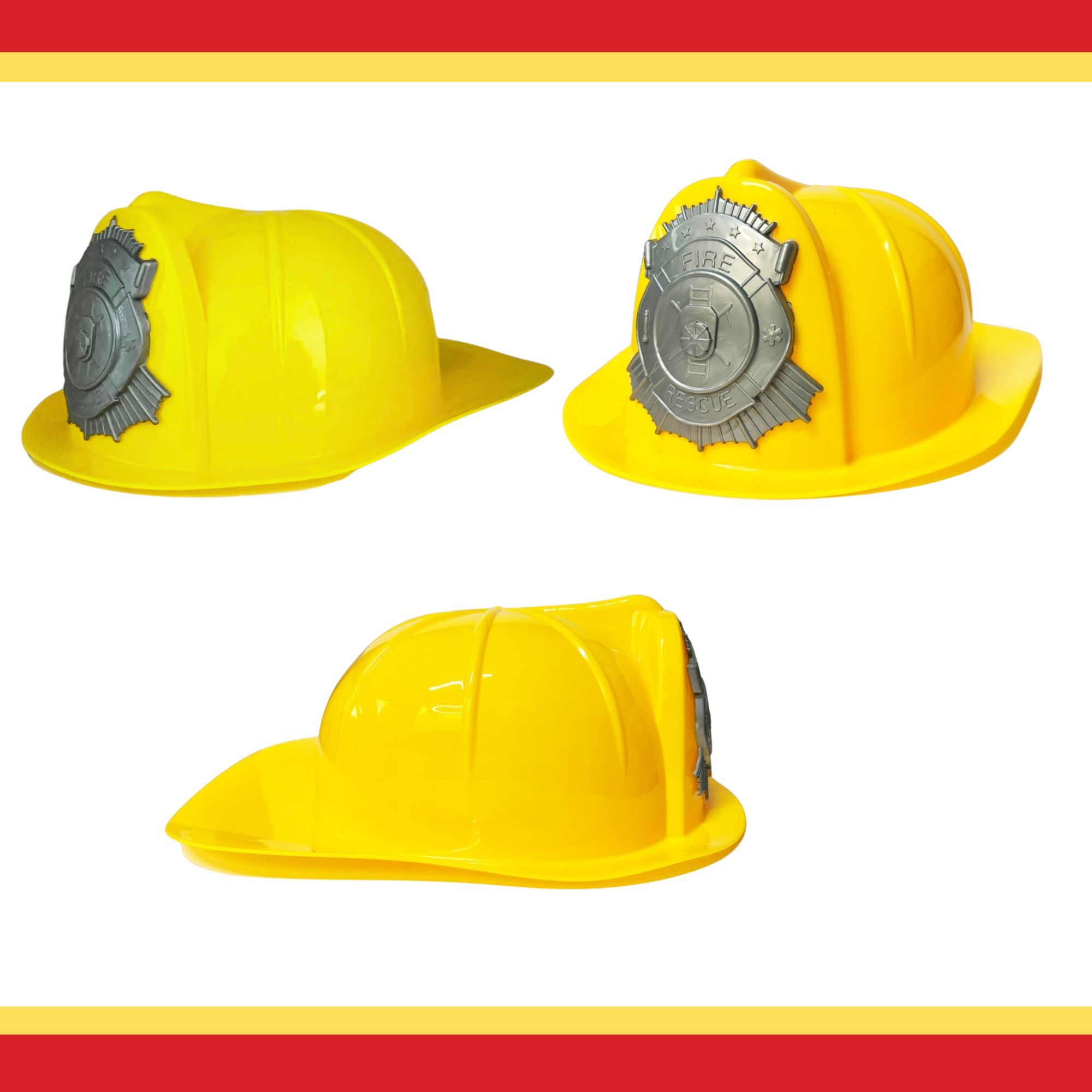 Kids Firefighter Set with Helmet & Inflatable Extinguisher