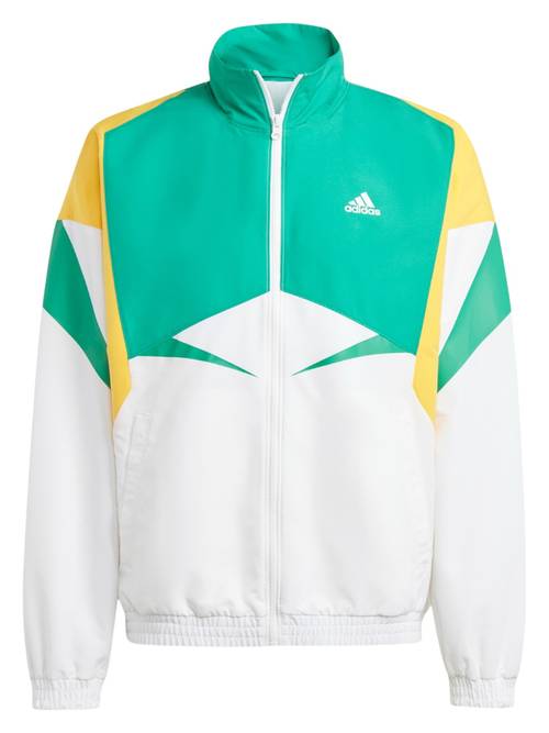 track top jacket white court gym retro sports mens rrp 80