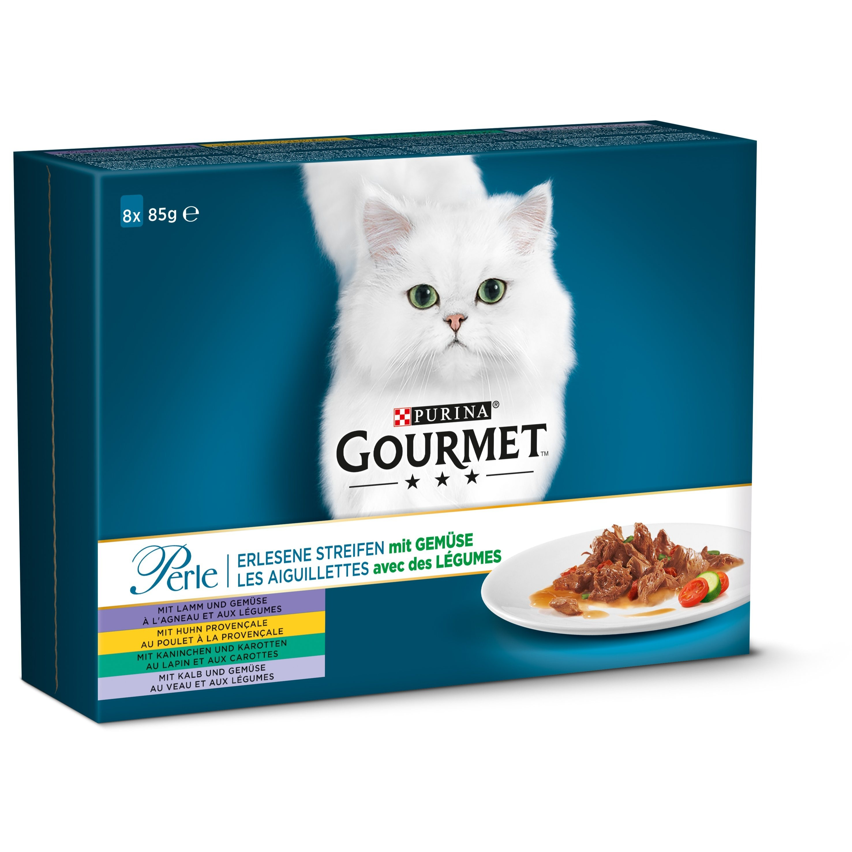 Strips With Vegetables - Exotics Wet Cat Food