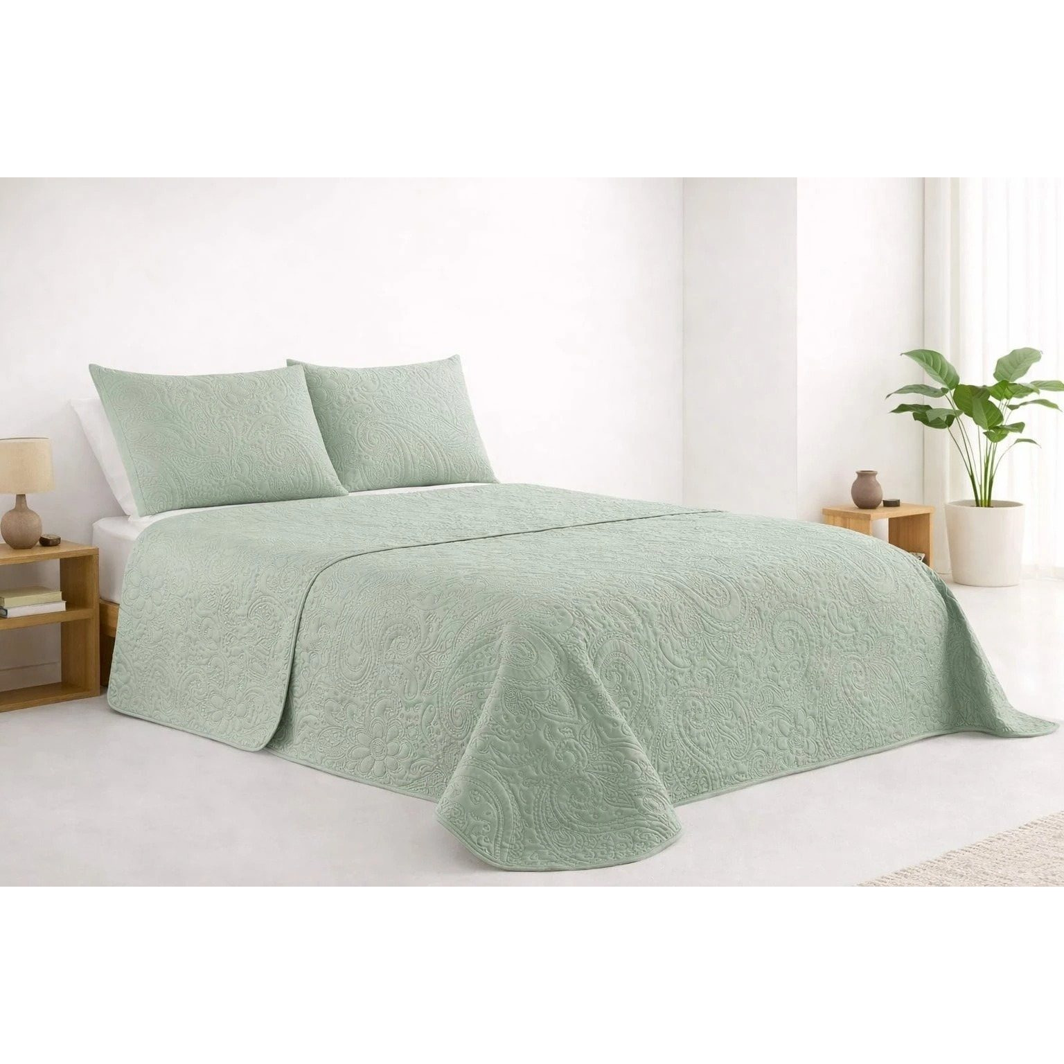 TEMU Colcha para verano y - Colcha para cama inluye 1 o 2 de cojin ,Colcha cubre cama 100% poliester, y transpirable. El diseño de la de cojin puede