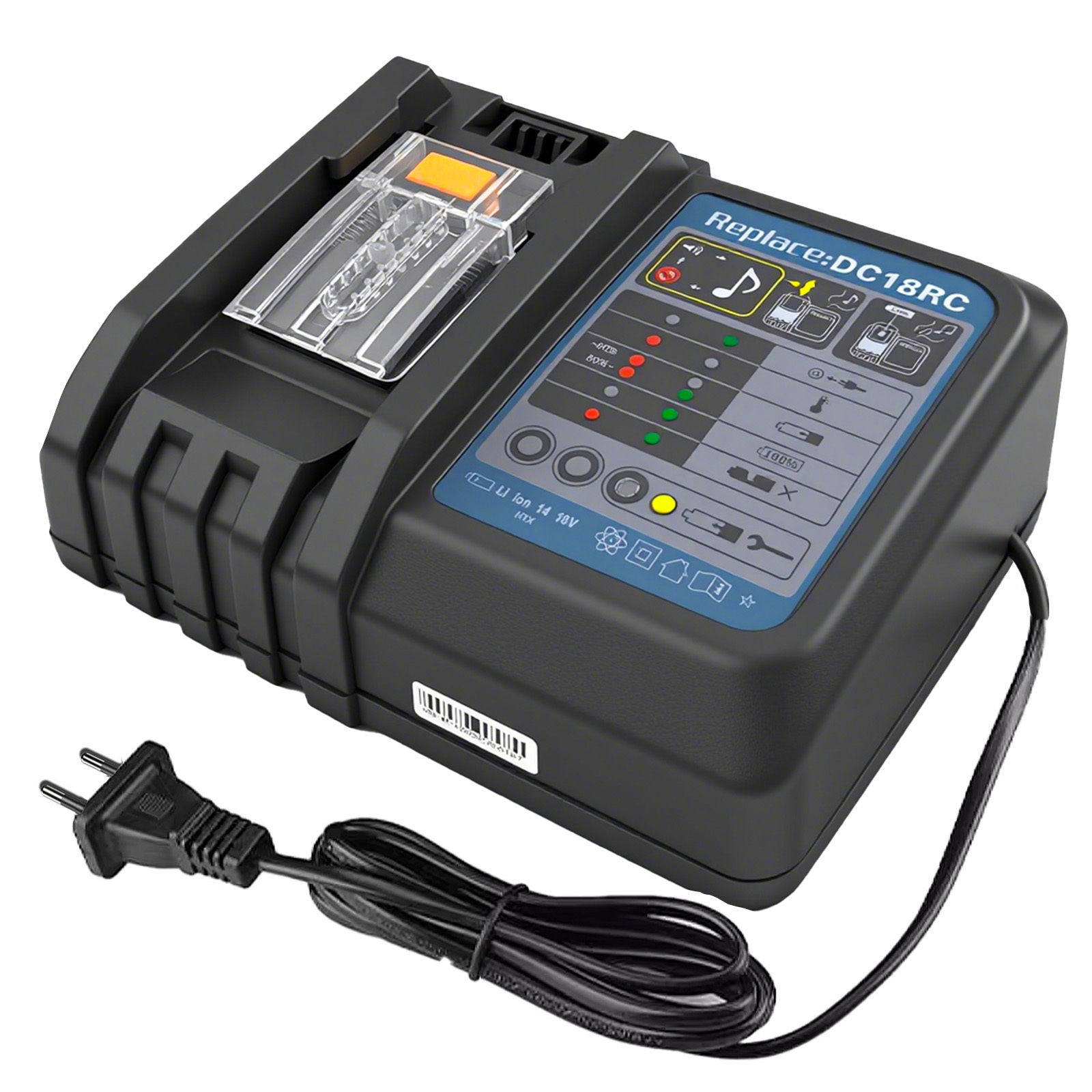 E-shop Ersatz-Ladegerät für Makita BL1850 Akku 18 V Baustellenfunkgerät DMR108 DMR110 DMR107 DMR112 DMR104 DMR106 DMR115 DMR202 Funkgeräteakku BL1860B