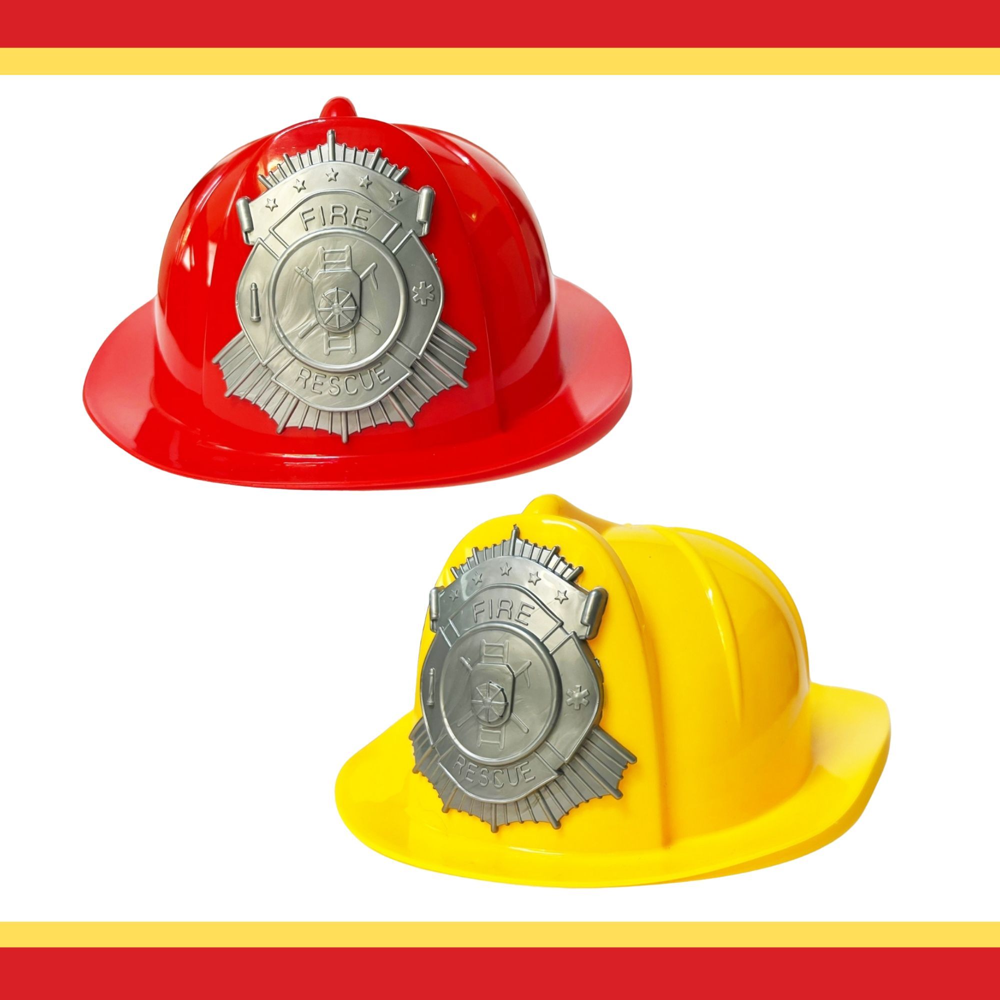 Kids Firefighter Set with Helmet & Inflatable Extinguisher