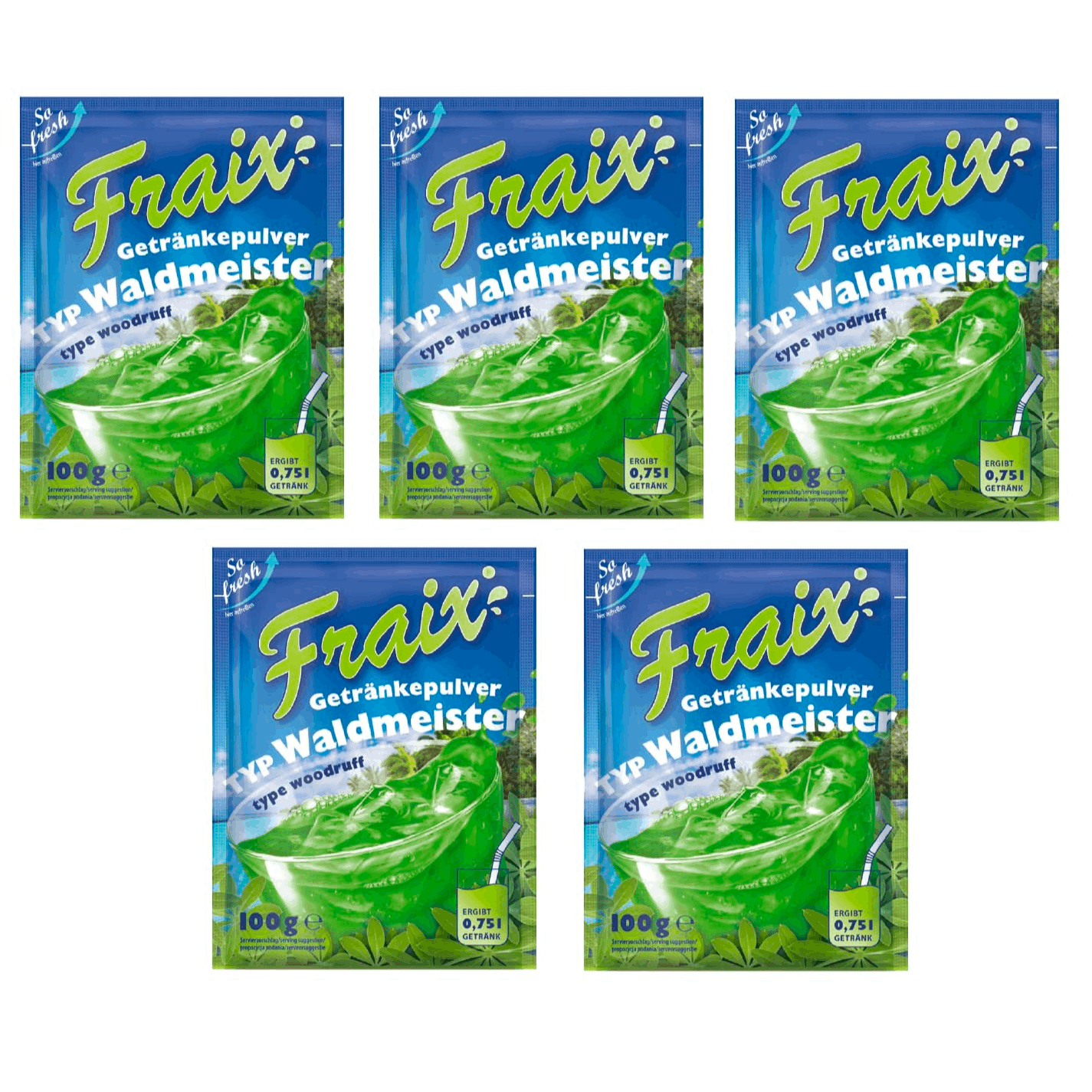 Fraix Woodruff Beverage Powder 5 X 100g