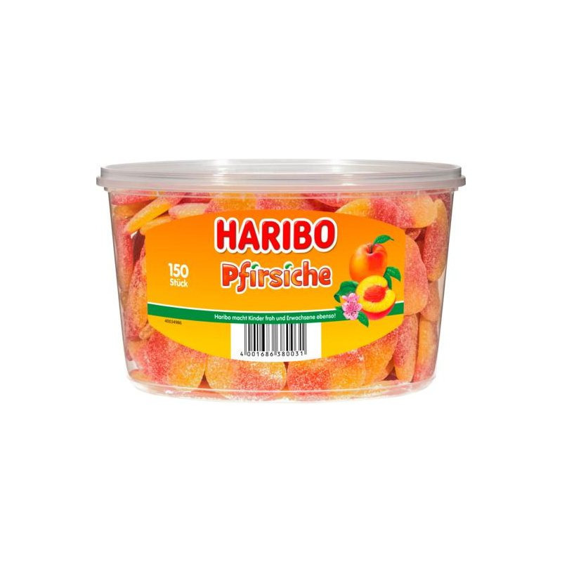 Haribo Peaches 150pcs 1350g