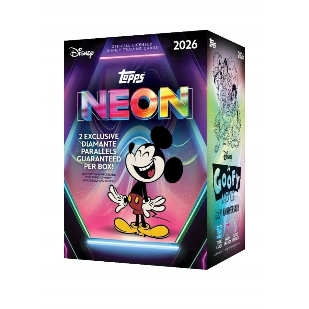Image of Topps Neon 2026 Value Box For Collectors And Enthusiasts, Collector Card Box, April Premiere, Factory New, Edition