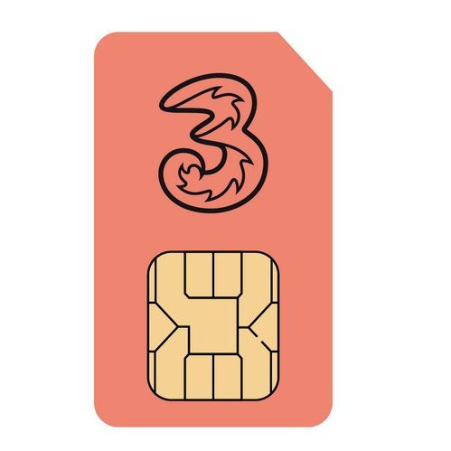 Three SIM Card - Pay As You Go UK