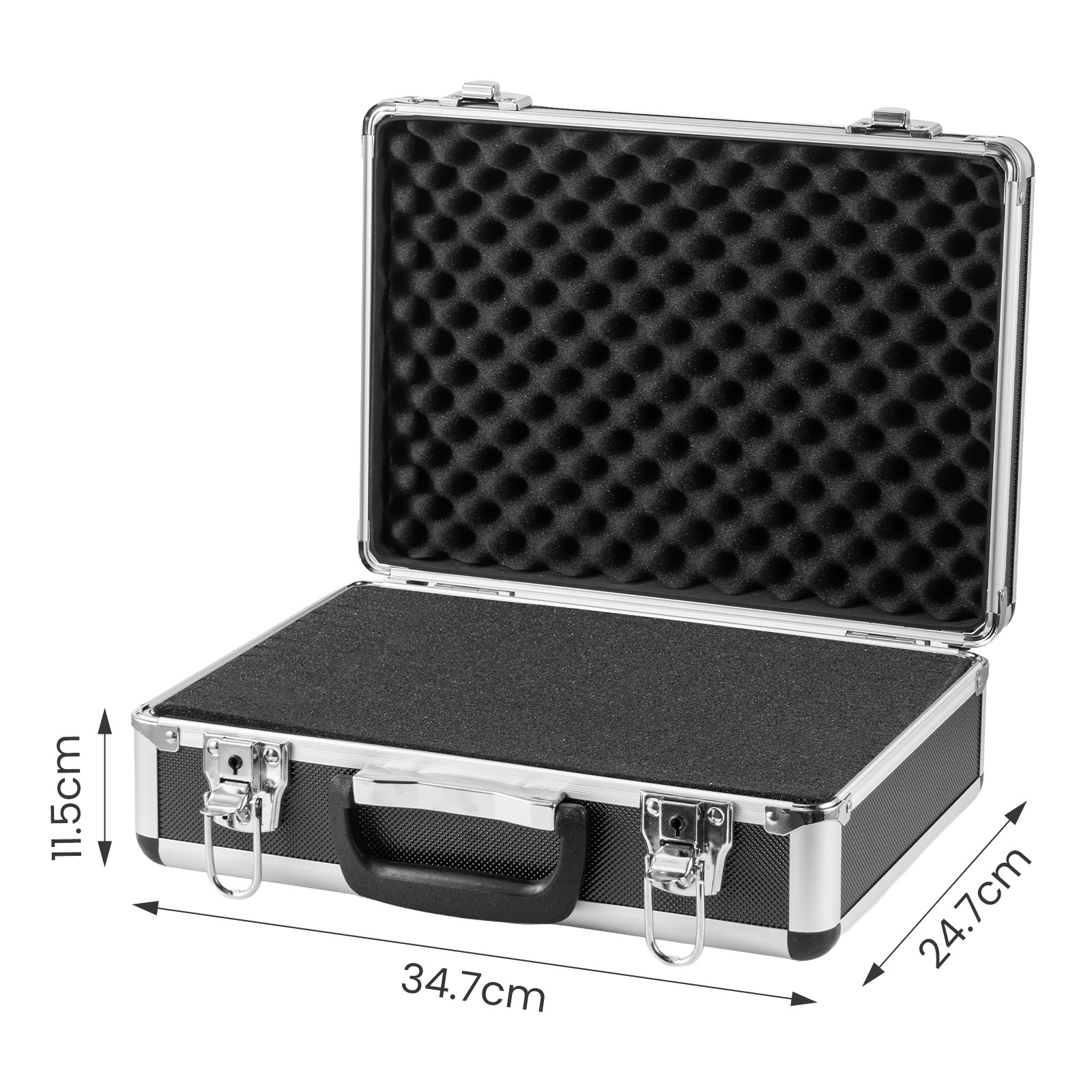 Storage Box/toolbox Toolbox Made Of Aluminum Alloy Briefcase Portable Toolbox Case Pc Camera Equipment Storage Box With Removable Foam Tool Instrument Equipment Box Model