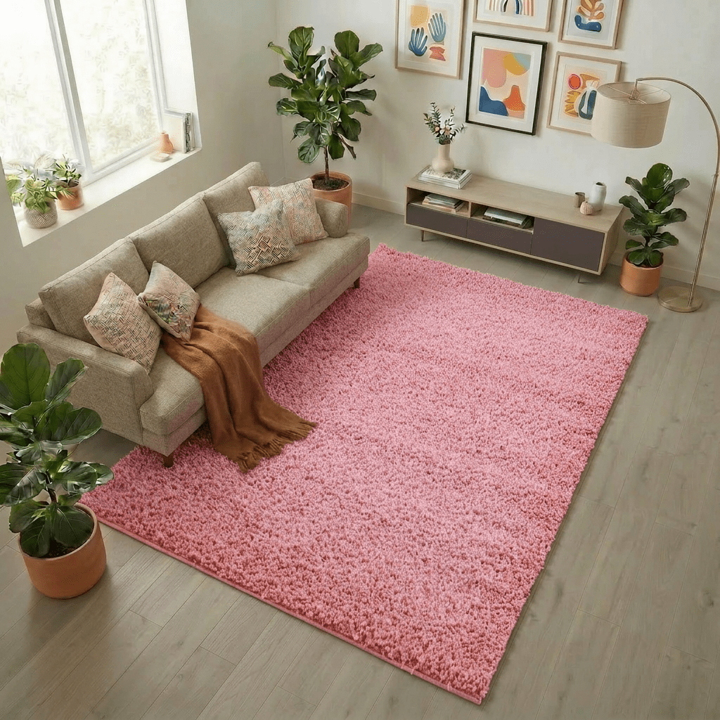 Plush Shaggy Carpet 300x400 Cm In - Soft Large Shaggy Rug For Living Room, Bedroom, And Kids' Room