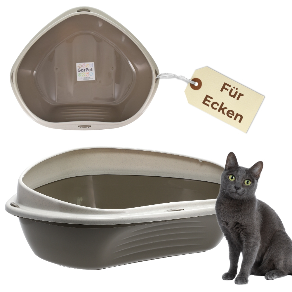 Image of Cat Litter Toilet With Edge Cat Toilet Open Shell Toilet Corner Toilet Cat Wc Without Lid Cat Toilet With Removable Edge