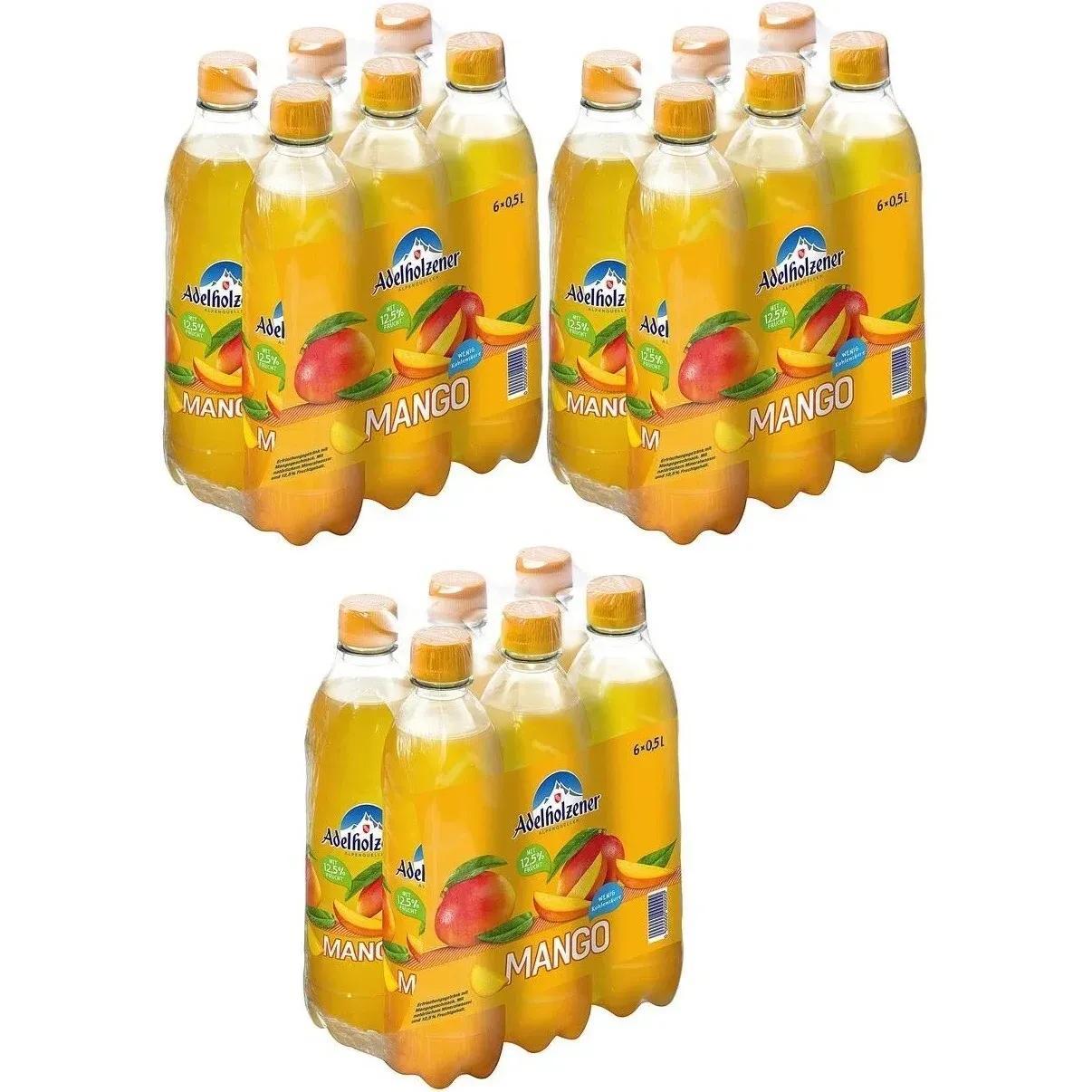 Image of 18 Bottles Adelholzener Mango 500ml Each, Including €4.50 Disposable Deposit Water
