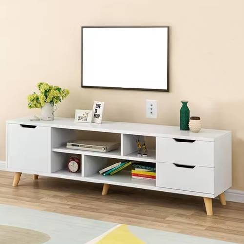 mueble para tv de 140 cm, mueble con gabinete para tv, de entretenimiento con cajones plegables y estantes abiertos, patas ajustables para , dormitorio