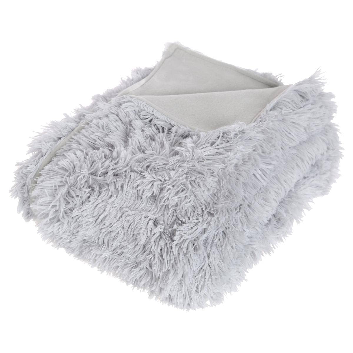 - Faux Fur - Grey - 120x160 Cm