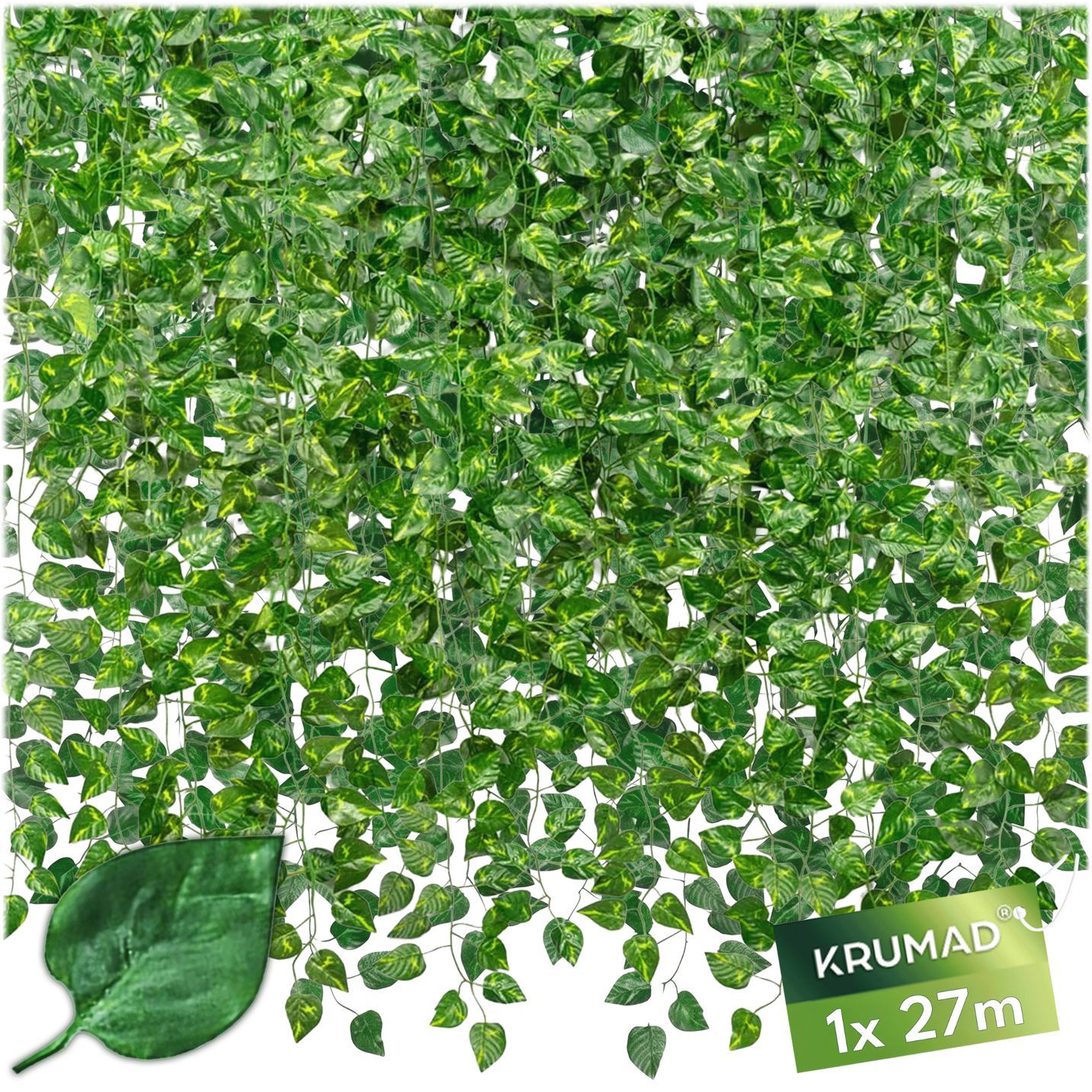 Image of Artificial Ivy Garland 12-piece Set, Ivy Vine Artificial Plant Set, Decorative Plant Garland For Wall, Balcony, Garden, Wedding, Party, And Room Decoration