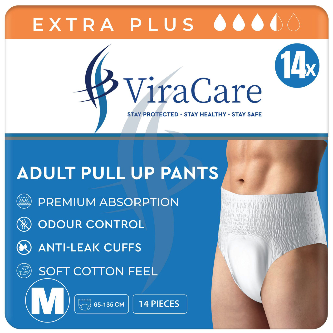 TEMU 14 Plus Pants | Adults Nappies | -stretch Waistband | Adults Pull Up Pants | Size S, M, L, Xl | (1 Pack Of 14)