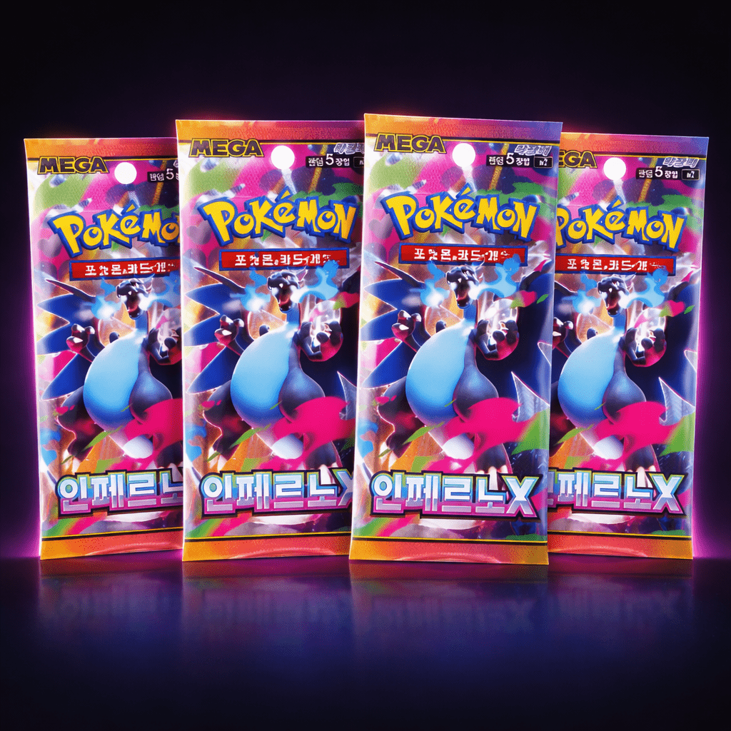 - 4x Inferno X M2 Booster Bundle - Korean - Glurak Bundle