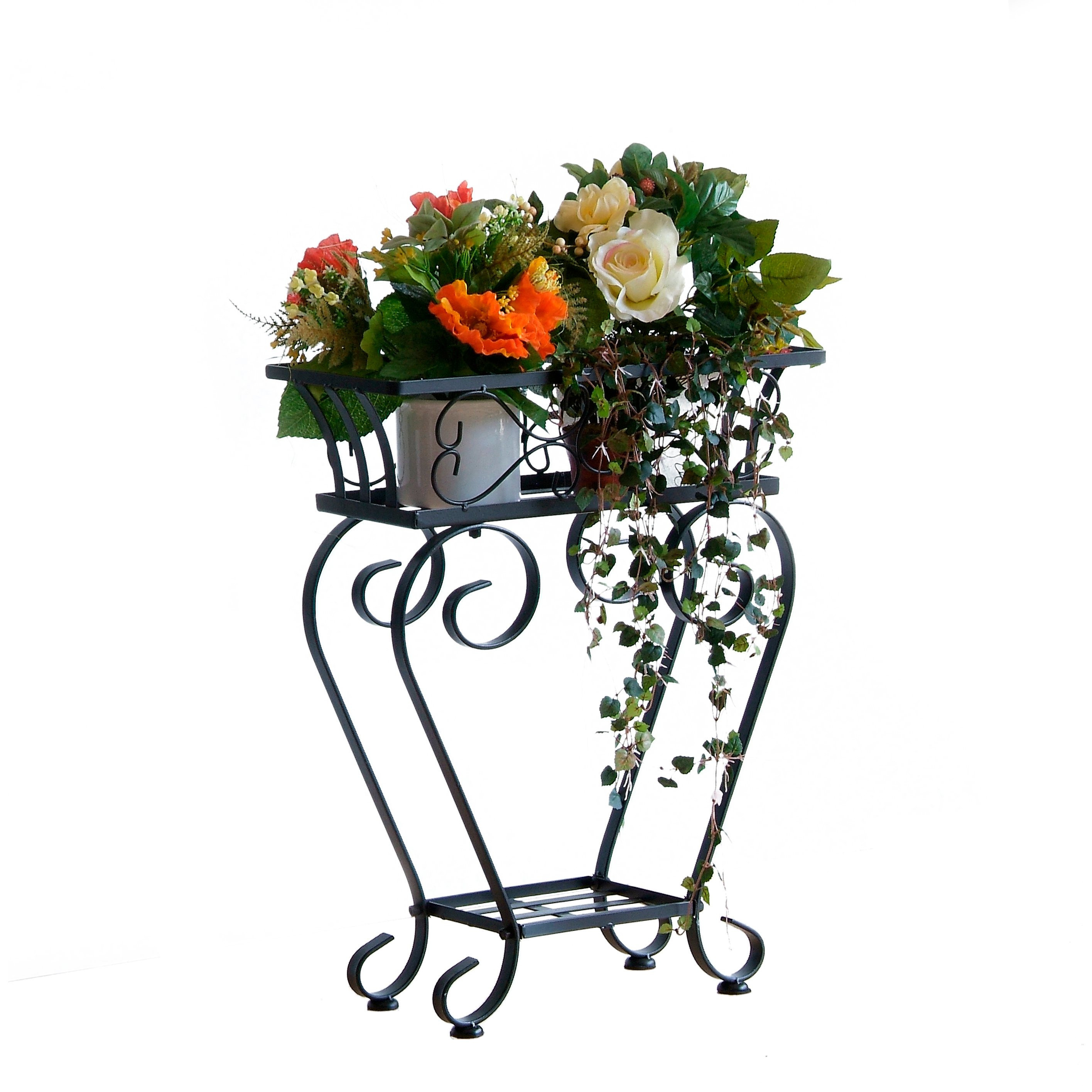 Image of Metal Flower Balustrade, Metal Flower Stand