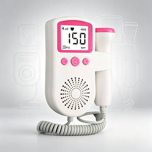 doppler ultrasound monitoring doppler ultrasound pink fetal heart monitor