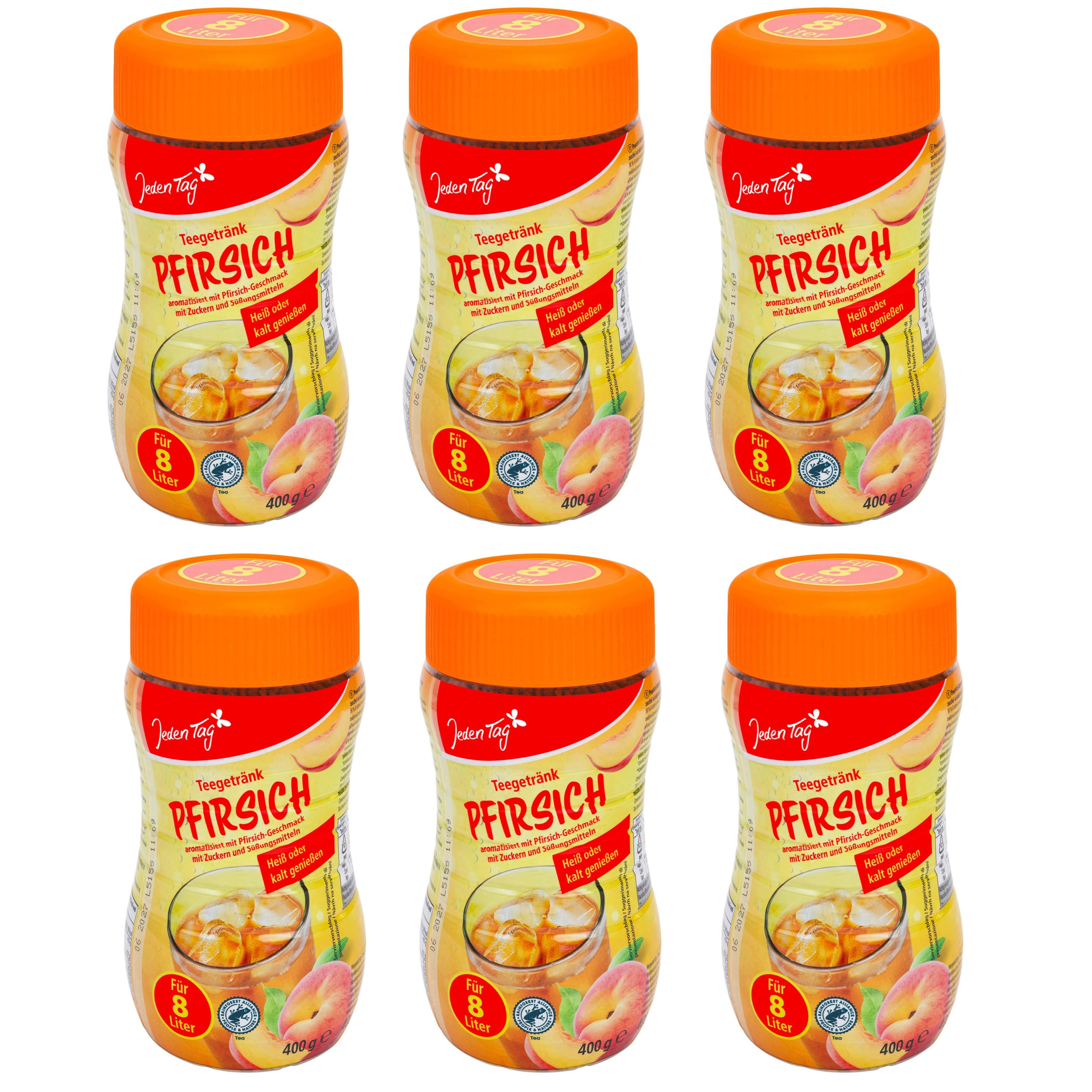 Every Day Peach Tea Drink Instant Preparation 6x400g