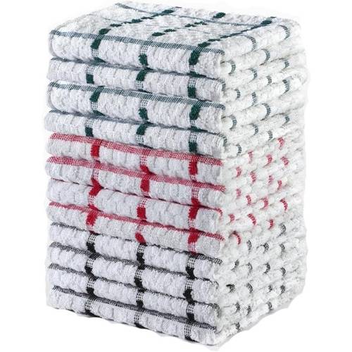 tea towels extra large 71x 41cm kitchen towels set cleaning towel 100 cotton terry toweling soft absorbent lint cloth dish towels and bar towels assorted colors