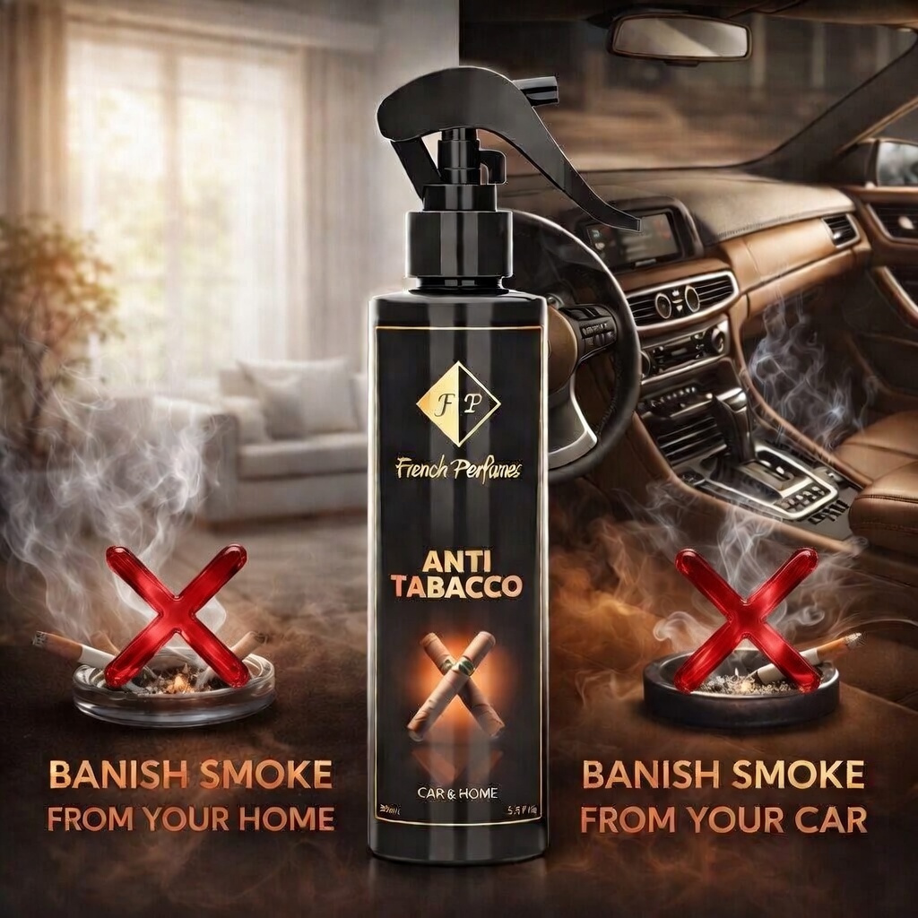 Air Freshener No. Anti-tabacco – 150 Ml – Unisex, Value And Freshness In Their Space, Delicate Fresh-perfumed , Fragrance Level, Effective Odor Neutralization For Cars And Homes