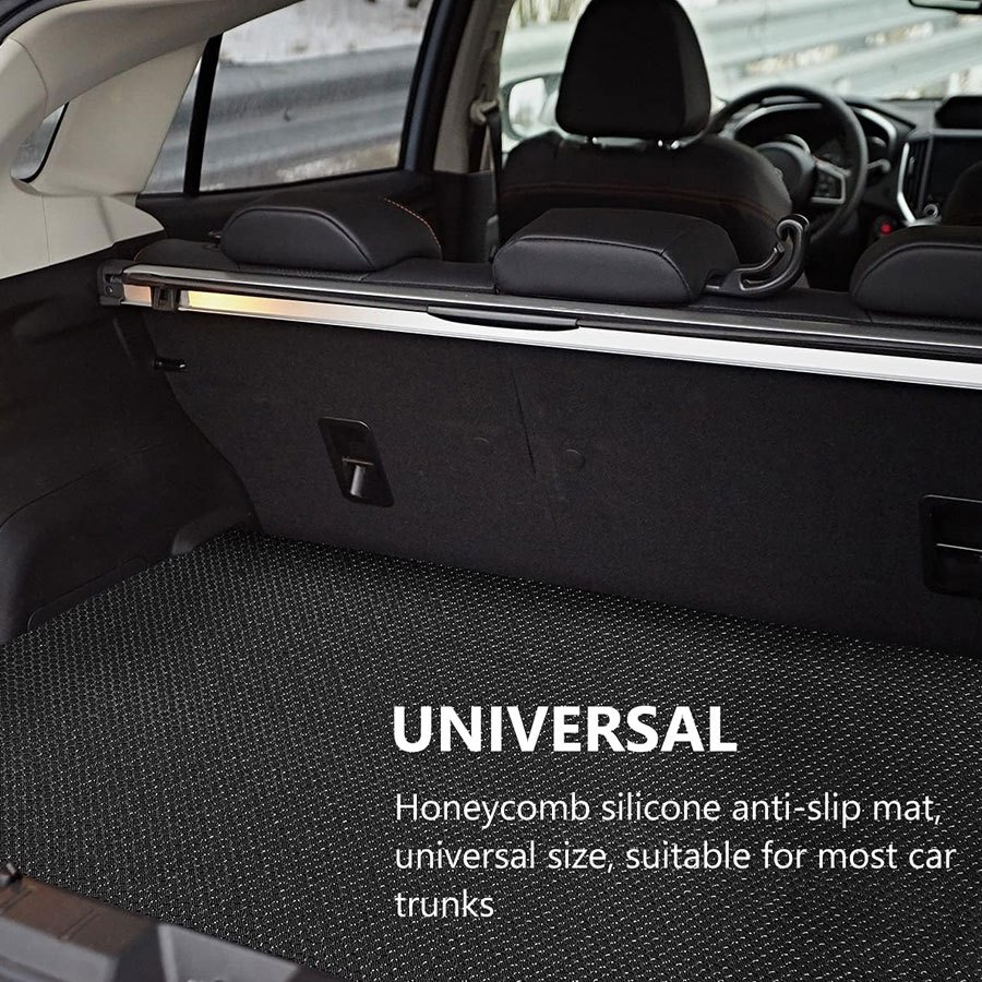 TEMU Alfombrilla Universal Antideslizante para Maletero de Coche, 120x90x0.3cm - Protector de Carga Impermeable y Duradero para SUV, Sedán y