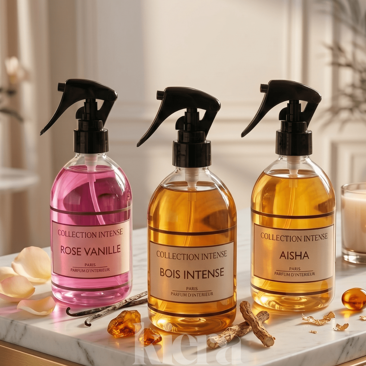 Collection - Set Of 3pcs 250ml Indoor & Textile Perfume Spray, Wood