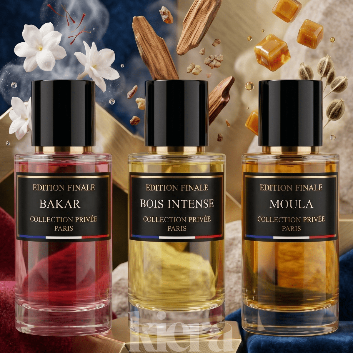 E-shop - Set mit 3 Stück 50ml Unisex Eau de Parfum Intensives Holz, , Bakar - Privatsammlung