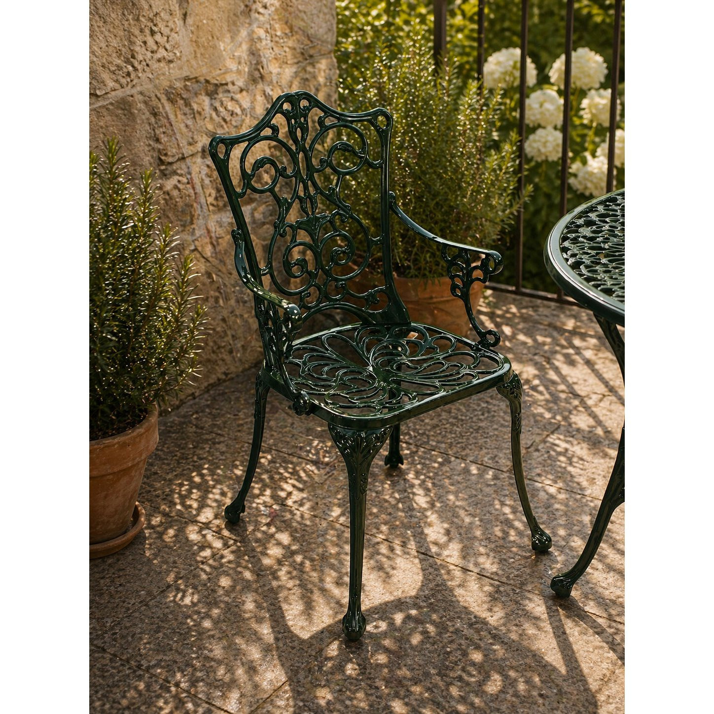 Chair, Aluminum Cast