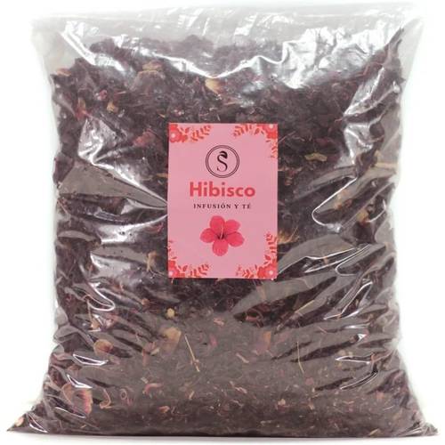 jamaican natural hibiscus ideal for hot or cold infusion natural and healthy tea dried flowers fruity flavor with raspberry notes natural bulk product in sealed bag