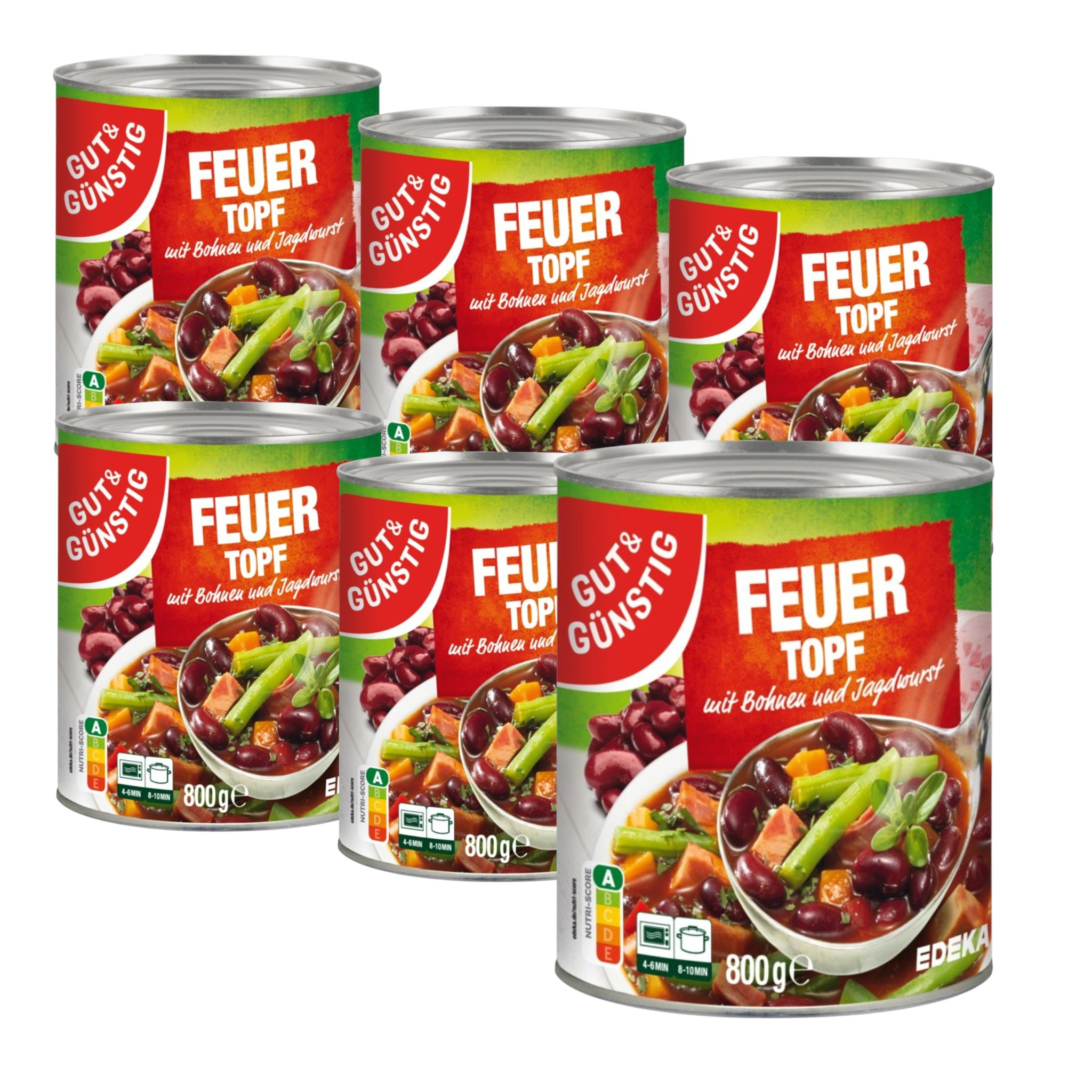 Image of Good & Affordable Hot Pot 800 Ml | Ready-to-eat Meal With Meat And Vegetables | Soup Stew Can | Meal For Quick Cooking And Everyday Use (6-pack)