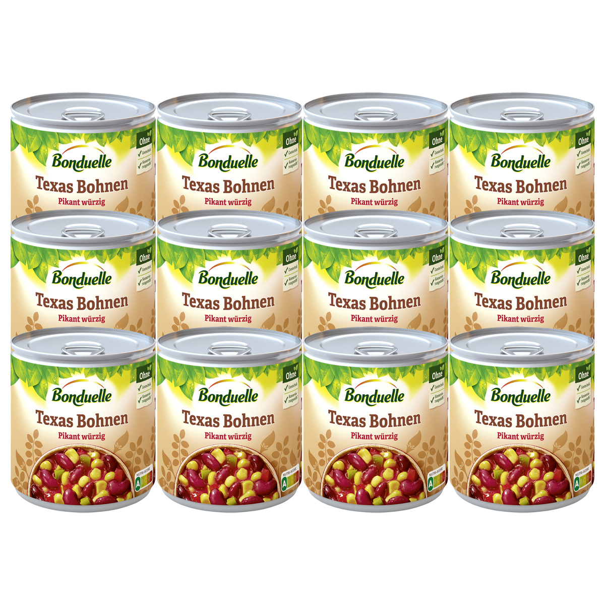 Bonduelle Vegetable Mix Texan Style Red Beans 425ml 12-pack