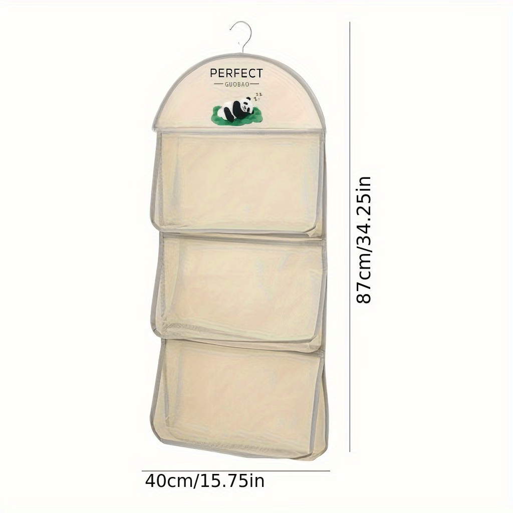 2-Pack 3-Tier Extra Large Hanging Organizer with Hooks