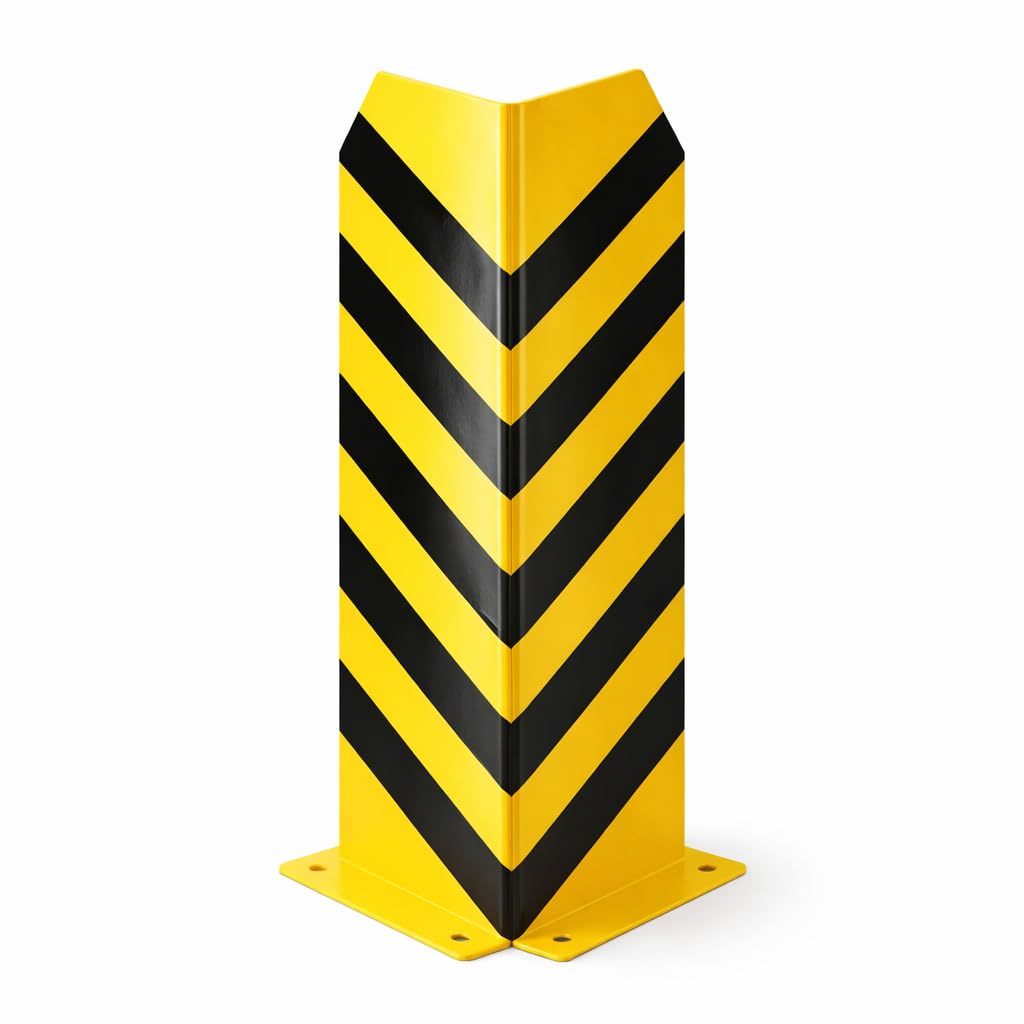 TEMU Protector de esquina de acero TK – Protector de y parachoques a prueba de impactos para estantes, estanterías altas, entradas de vehículos,