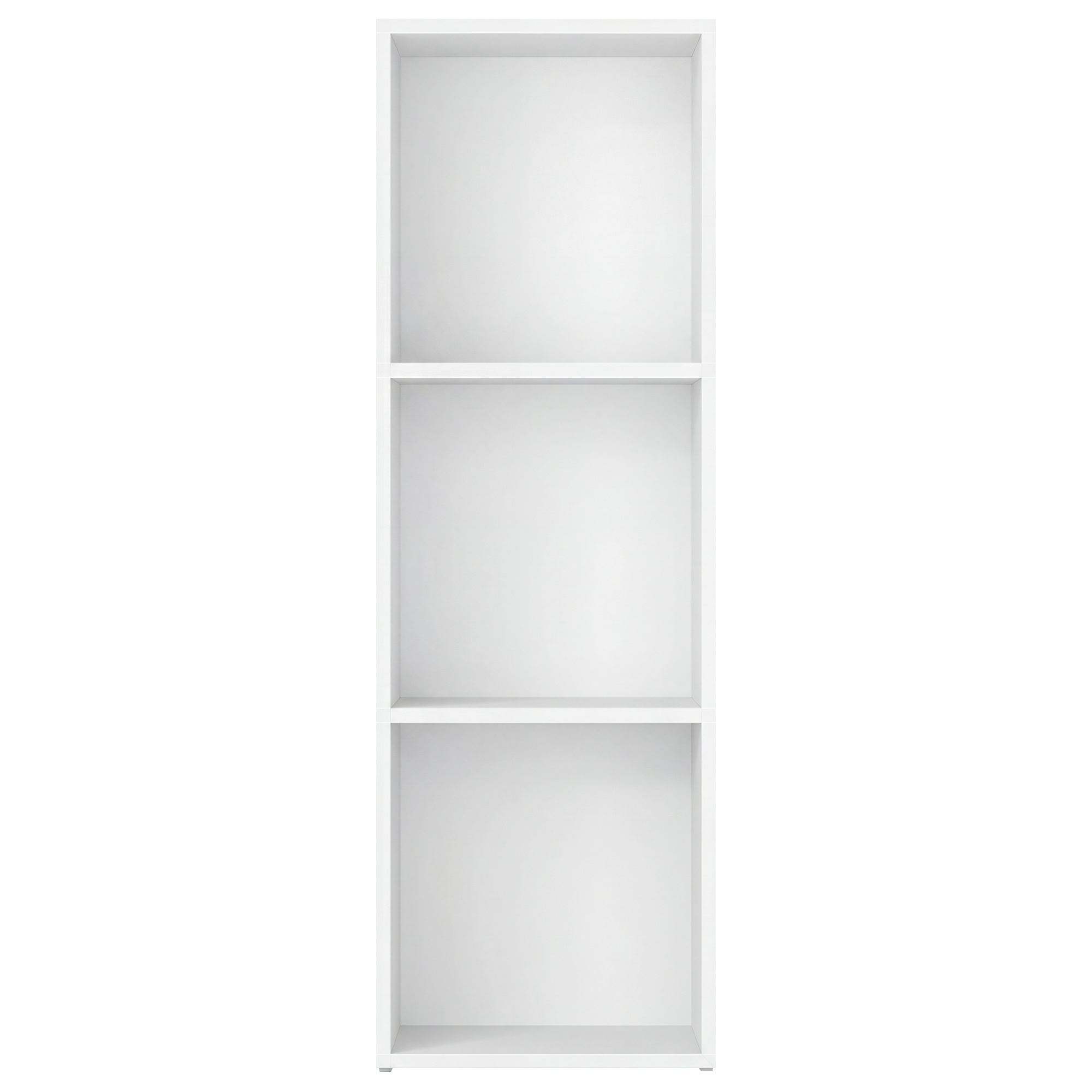Open Three-tiered Shelf In With Dimensions 24 Cm Width, 30 Cm Depth, And 94.8 Cm Height. Suitable For Living Room, Home Office, Or Bedroom.