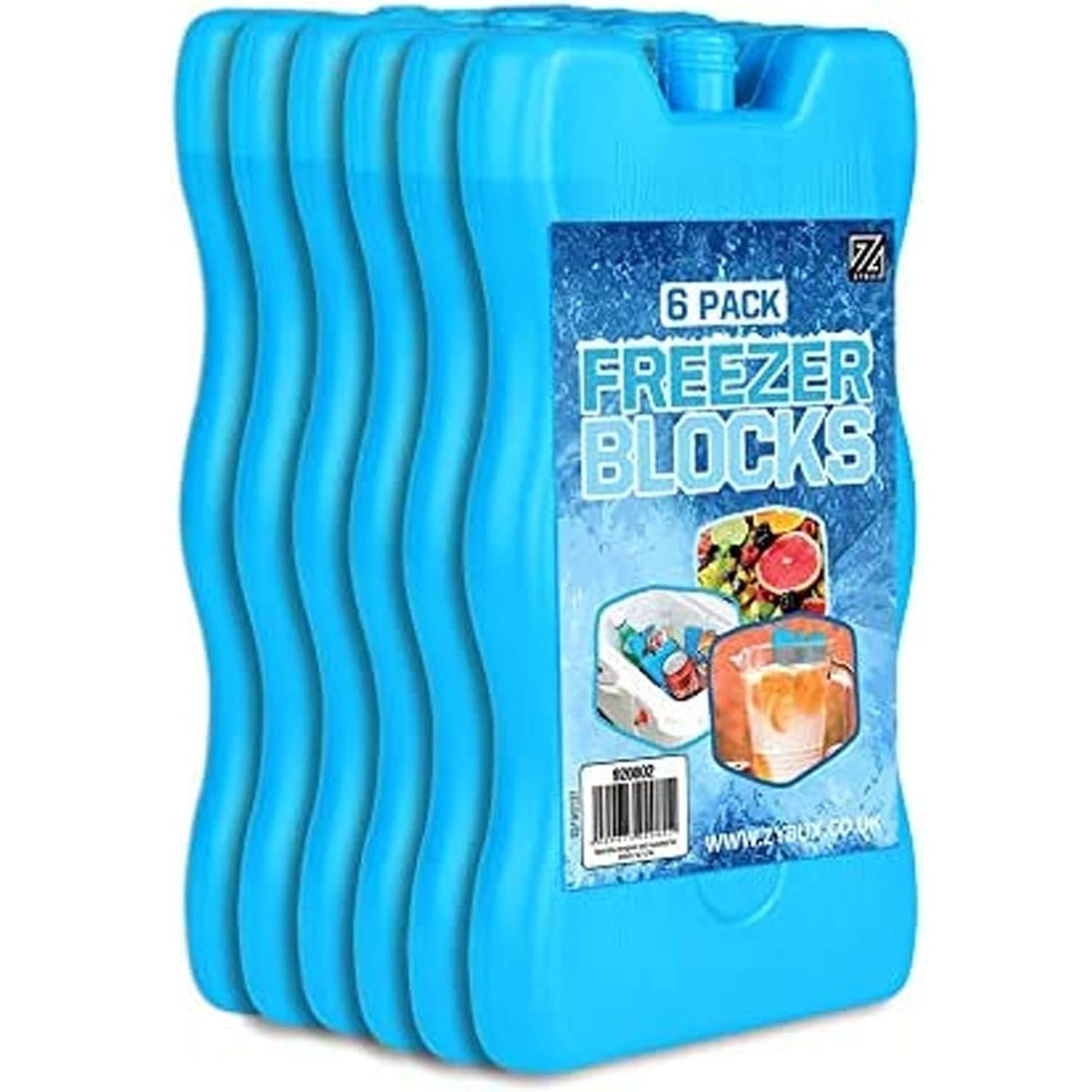 6 x freezer   reusable cool cooler pack bag picnic travel lunch box