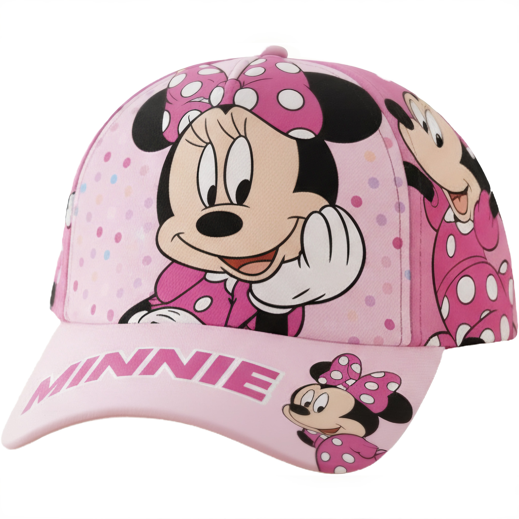 Boy/kid's Adjustable Baseball Cap With Visor Mouse Beret