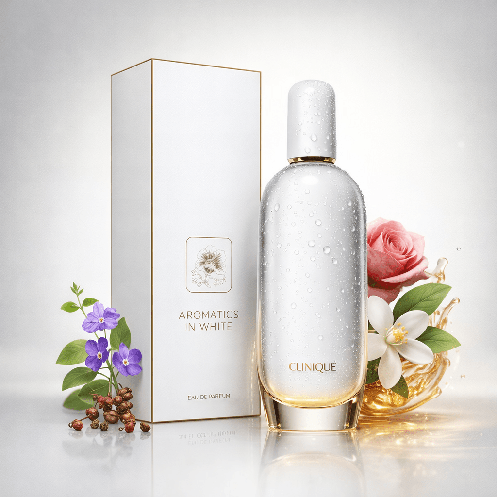 In White Eau De Parfum For Women – Elegant Floral Perfume, Long-lasting, Luxury Minimalist