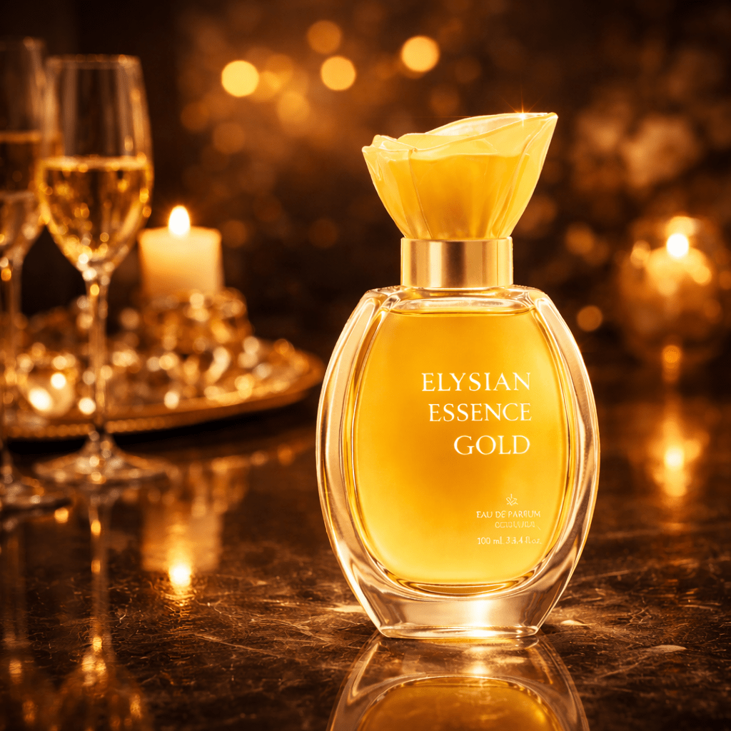 TEMU Perfume For Women Elysian Gold Edp 100ml, Floral Oriental Fragrance For Ladies With Top Notes, A Heart Of Elegant , And A Warm Base Of Amber And