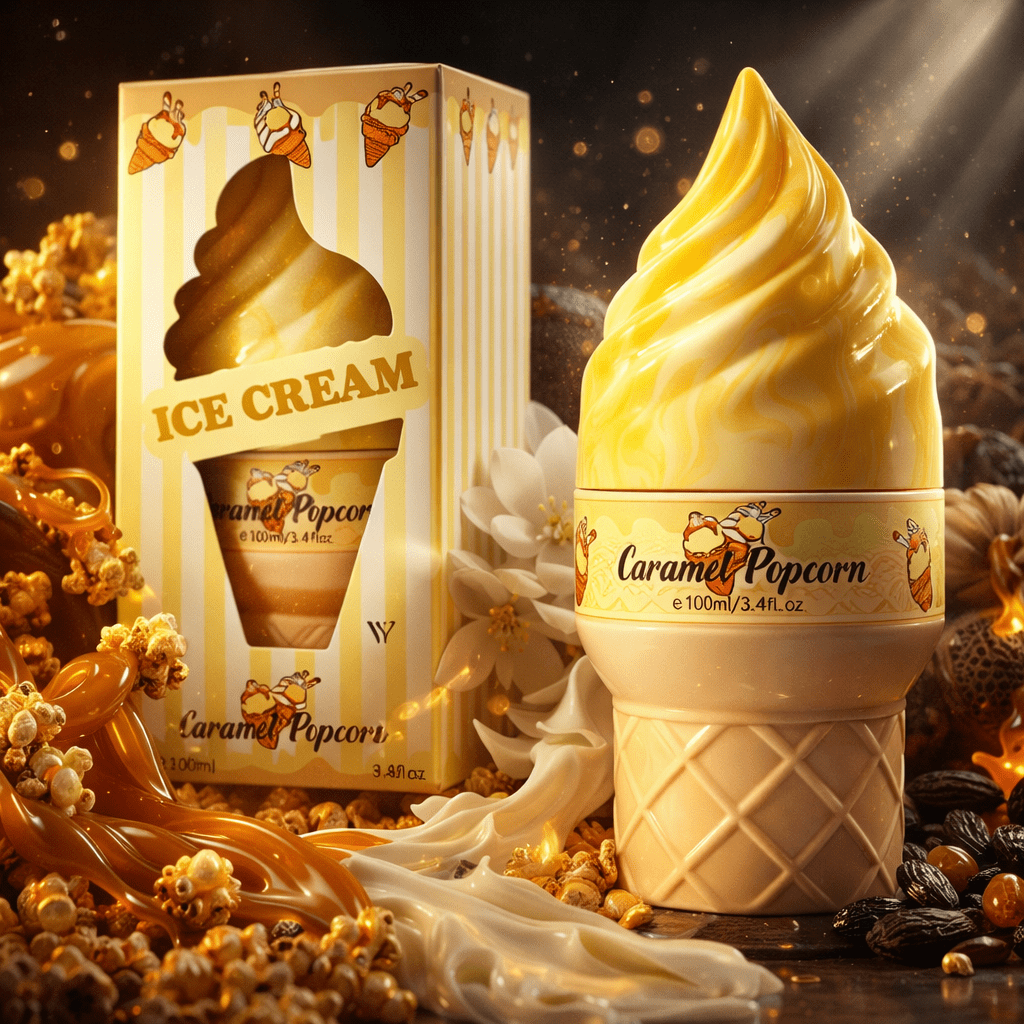 TEMU ICE CREAM Eau De Toilette 100ML - Süßes Gourmand Vanille Parfüm für Damen