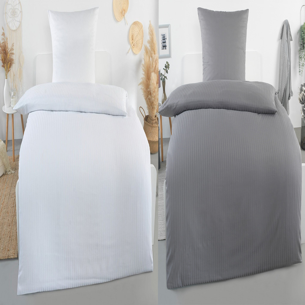 E-shop Premium Hotelbettwäsche Bettwäsche 135x200 oder 1x Kissenbezug 80x80 | Bettbezug mit Baumwolle für ein besonders wohliges Hautgefühl