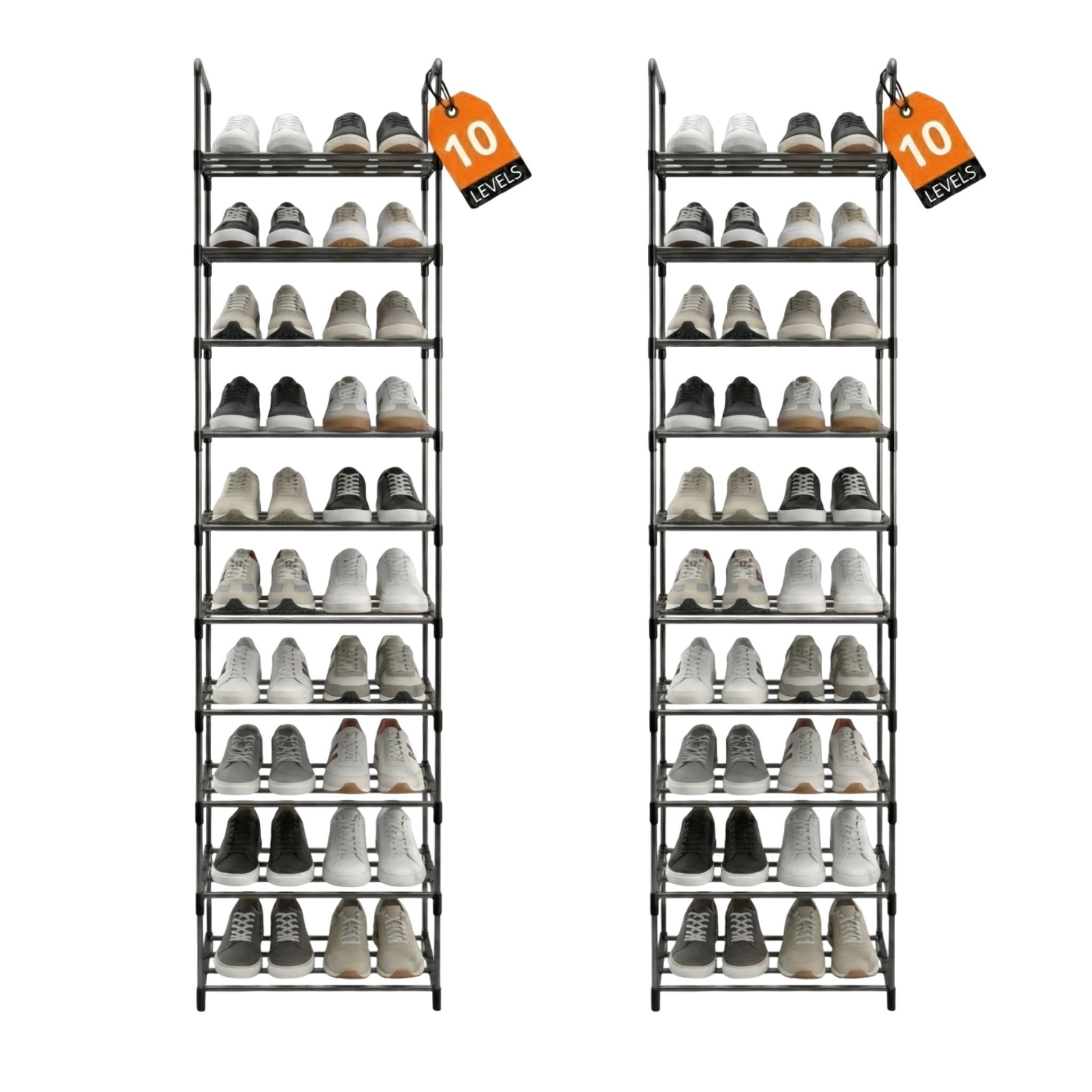 TEMU Zapatero Entrada Recibidor - PINCHO - Zapatero , Zapatillero, Guarda Zapatos, Estanteria Zapatos con 10 Baldas, Estanteria de Pie, Shoe Rack,