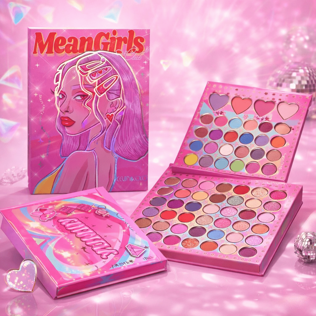 Image of Everlyx - 96 Color Palette Mean - And For Daily Or Creative Look - Includes Heart-shaped Color Pots - And Pop Art Design - Shipping To Spain 24/48h