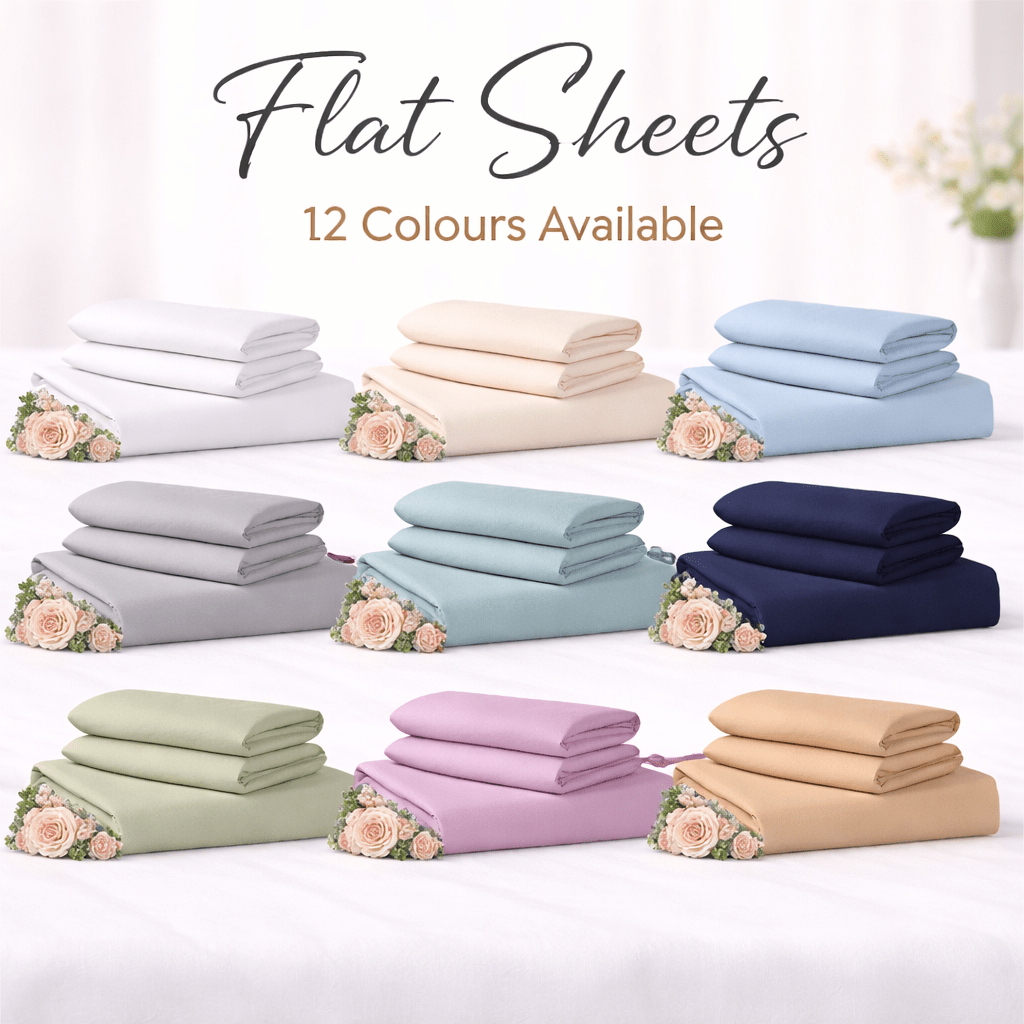 ajs fabrics luxury everyday flat sheet soft   weave bed linen for single   super king sizes lightweight comfortable fabric ideal for   use
