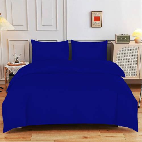 collection 3pcs microfibre bedding set duvet cover and pillowcases soft brushed fade resistant quilt cover set single sizes