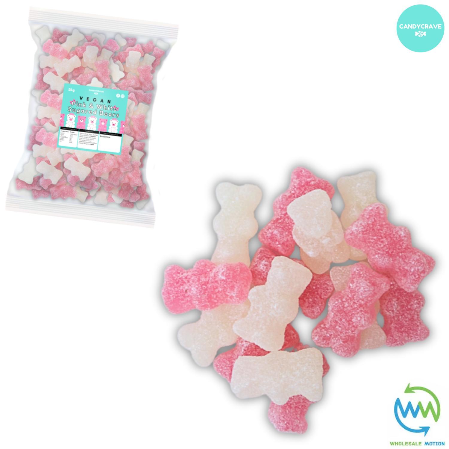 pink white     sweets gummy candy jelly   gummies bear jellies fruit fruity   wedding gift party bag filler treat snack   uk