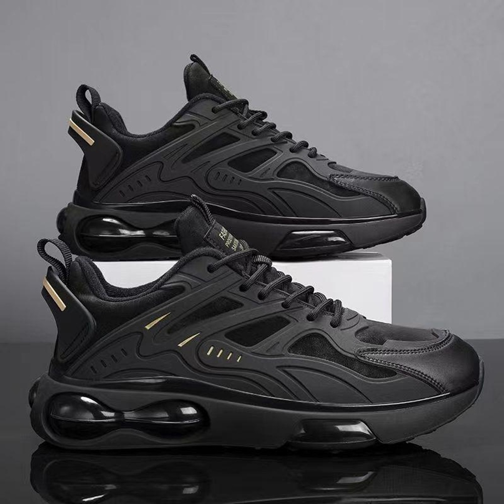 TEMU Mens Black Running Trainers Lightweight Walking Shoes Fashion Breathable Jogging Athletic Sneakers Casual Breathable Gym Tennis Fitness Sport
